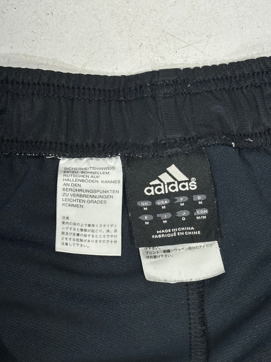 아디다스 블랙 골드 삼선 와이드 트레이닝 팬츠 L 상품이미지7