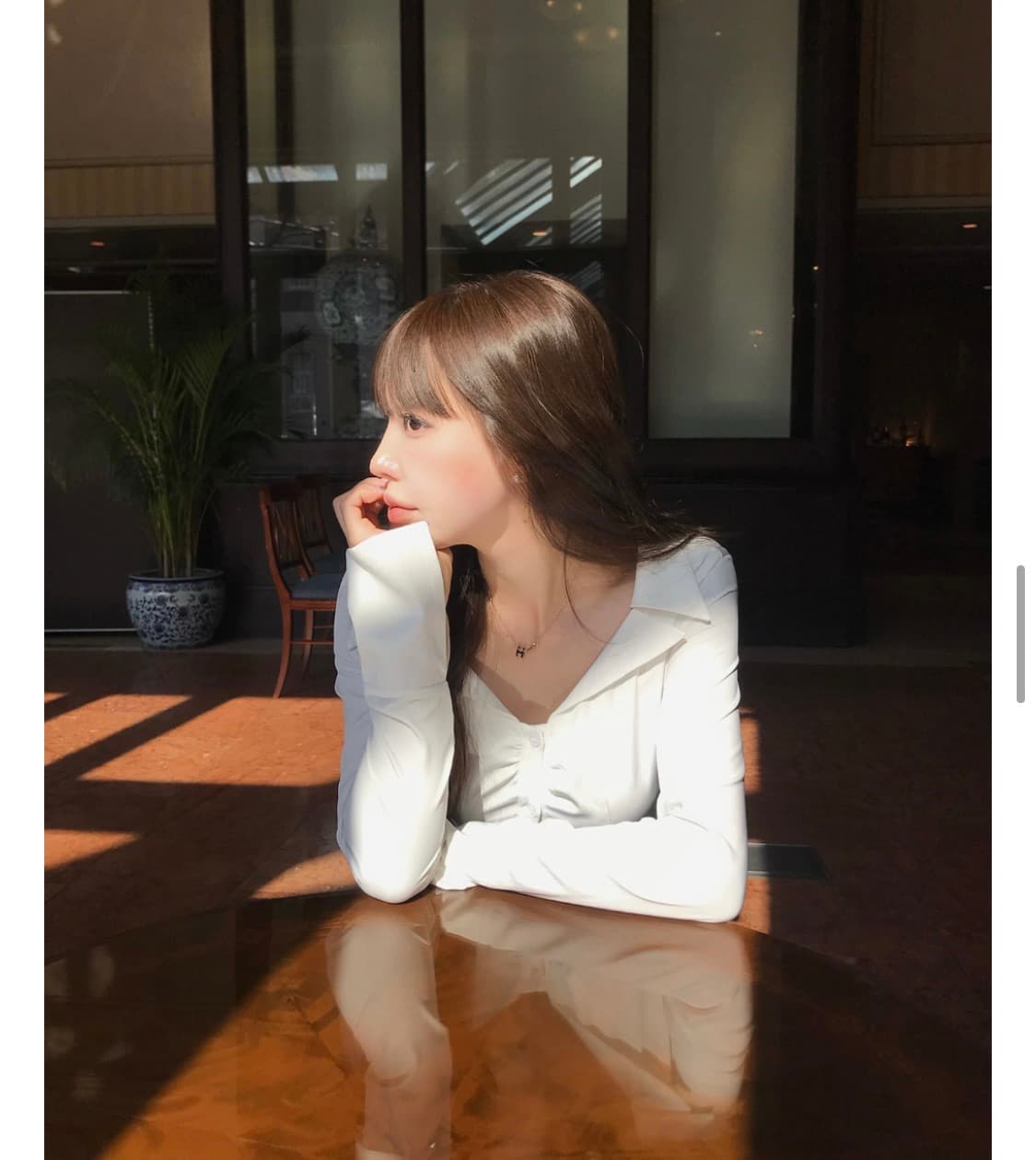 클라우드이모션 아일렛 셔츠 코르셋 상품이미지2