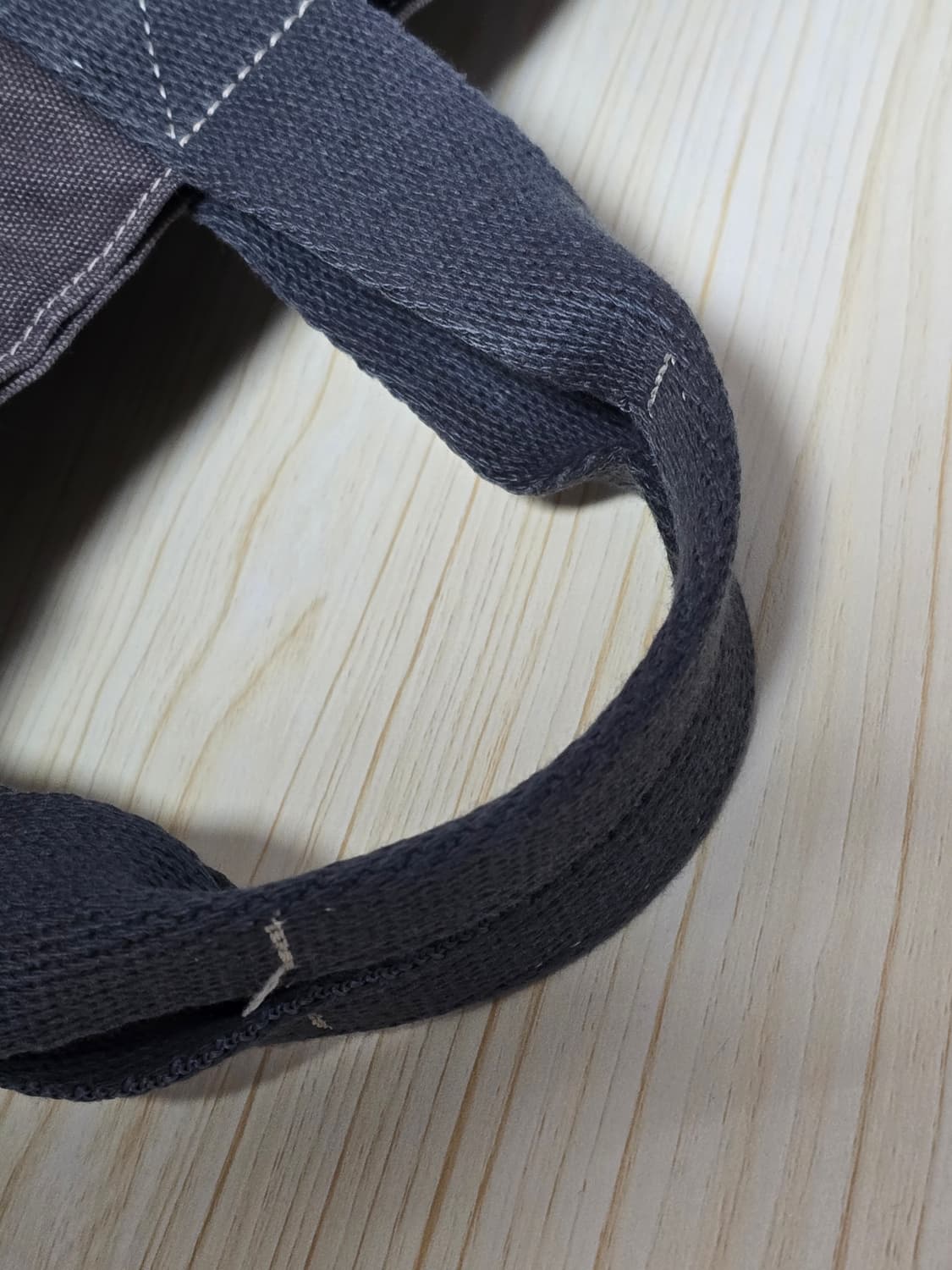 Courreges 꾸레쥬 챠콜 패브릭 캔버스 토트백 상품이미지3