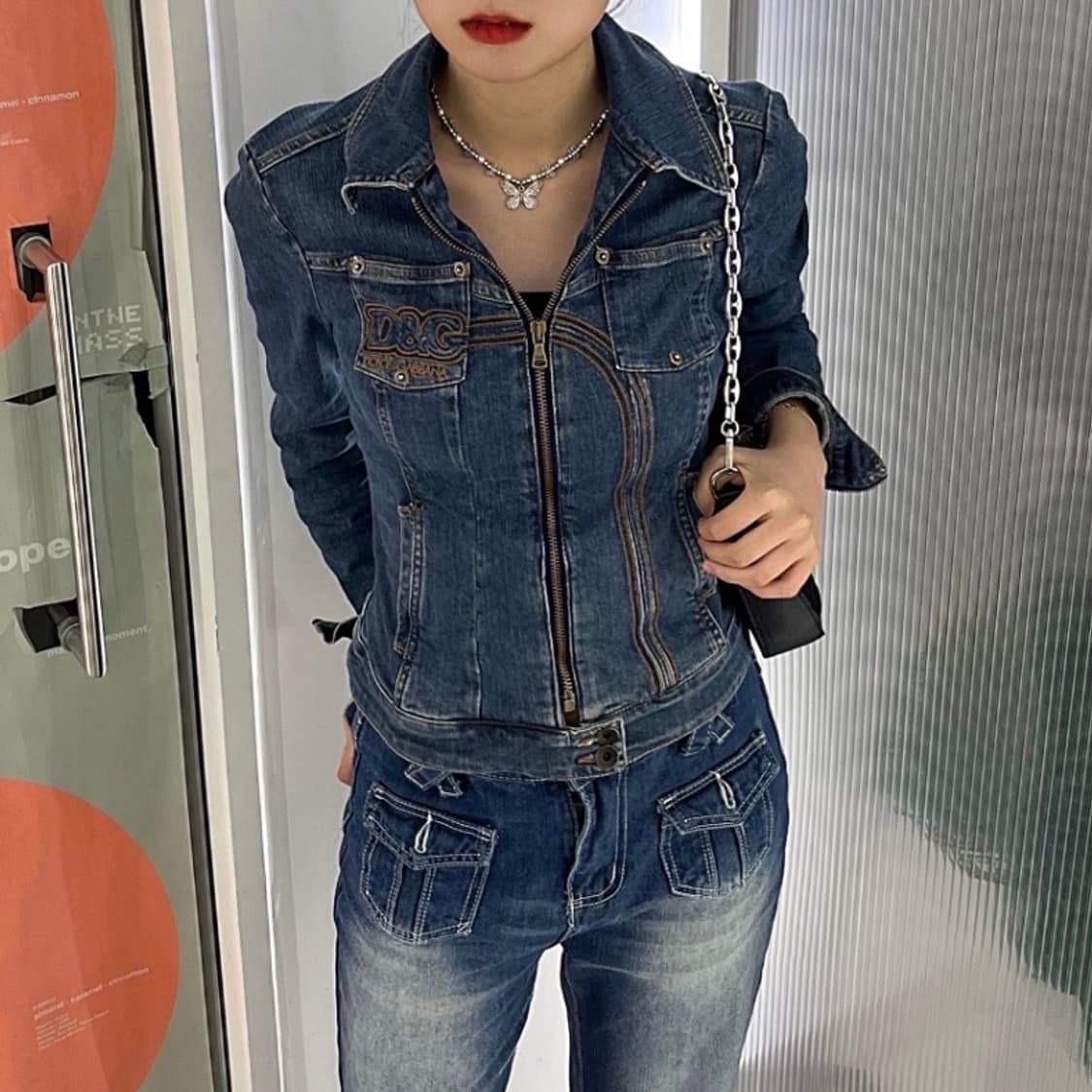 돌체앤가바나 D&G 빈티지 데님 자켓 상품이미지1