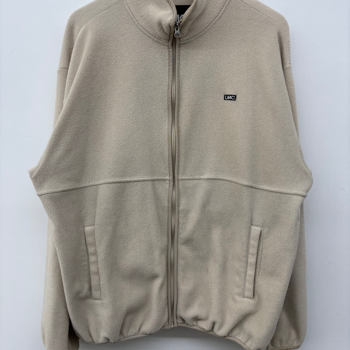 LMC 엘엠씨 베이지색 플리스 집업 자켓 남/L 상품이미지2
