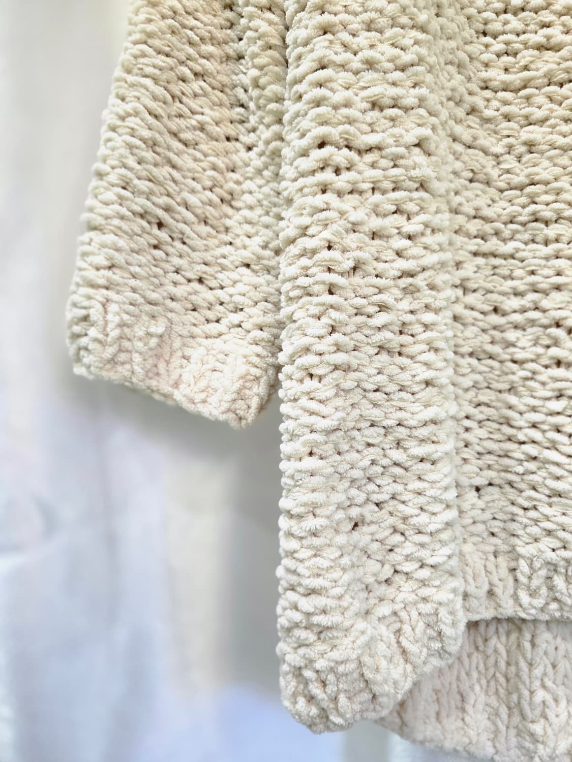 소프트 벨벳 니트 오버핏 상품이미지5