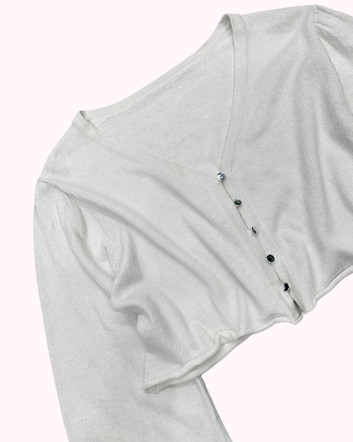 glitter crop cardigan 상품이미지3