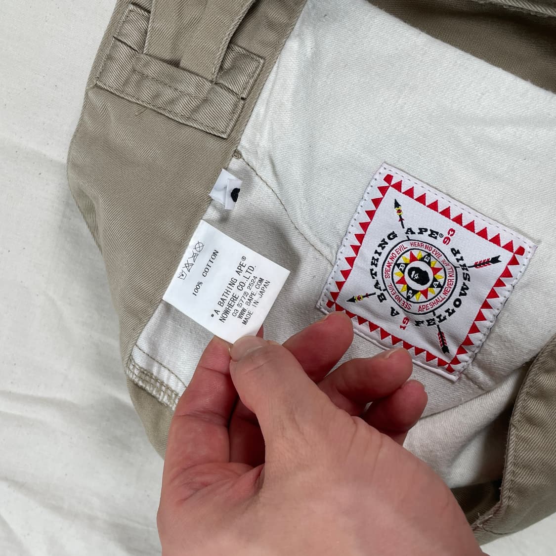 Bape 베이프 구르카 반바지 치노 팬츠 상품이미지7