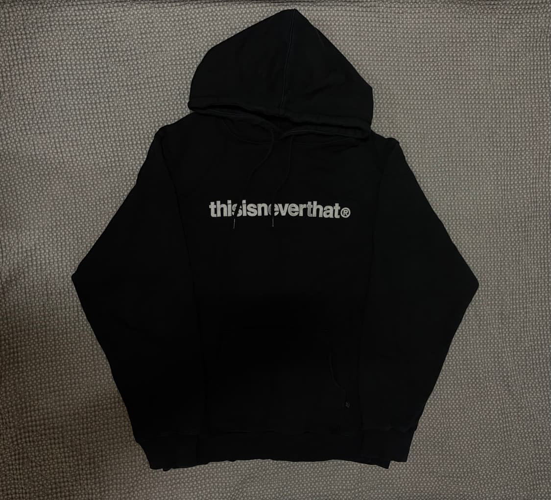 디스이즈네버댓 T - 로고 후드 블랙 XL 상품이미지1