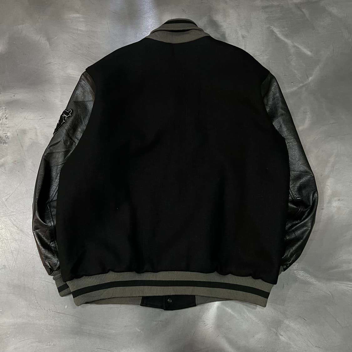  Still Diggin 레더 소매 바시티 자켓 y14409 상품이미지2