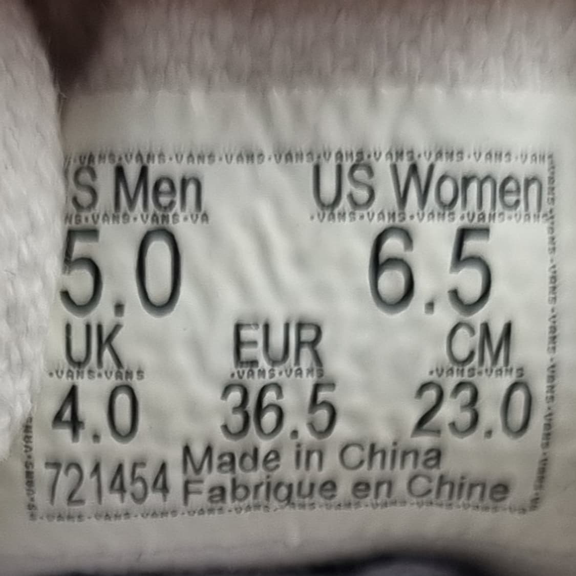 반스 레오파드 송치 여성스니커즈230  상품이미지6