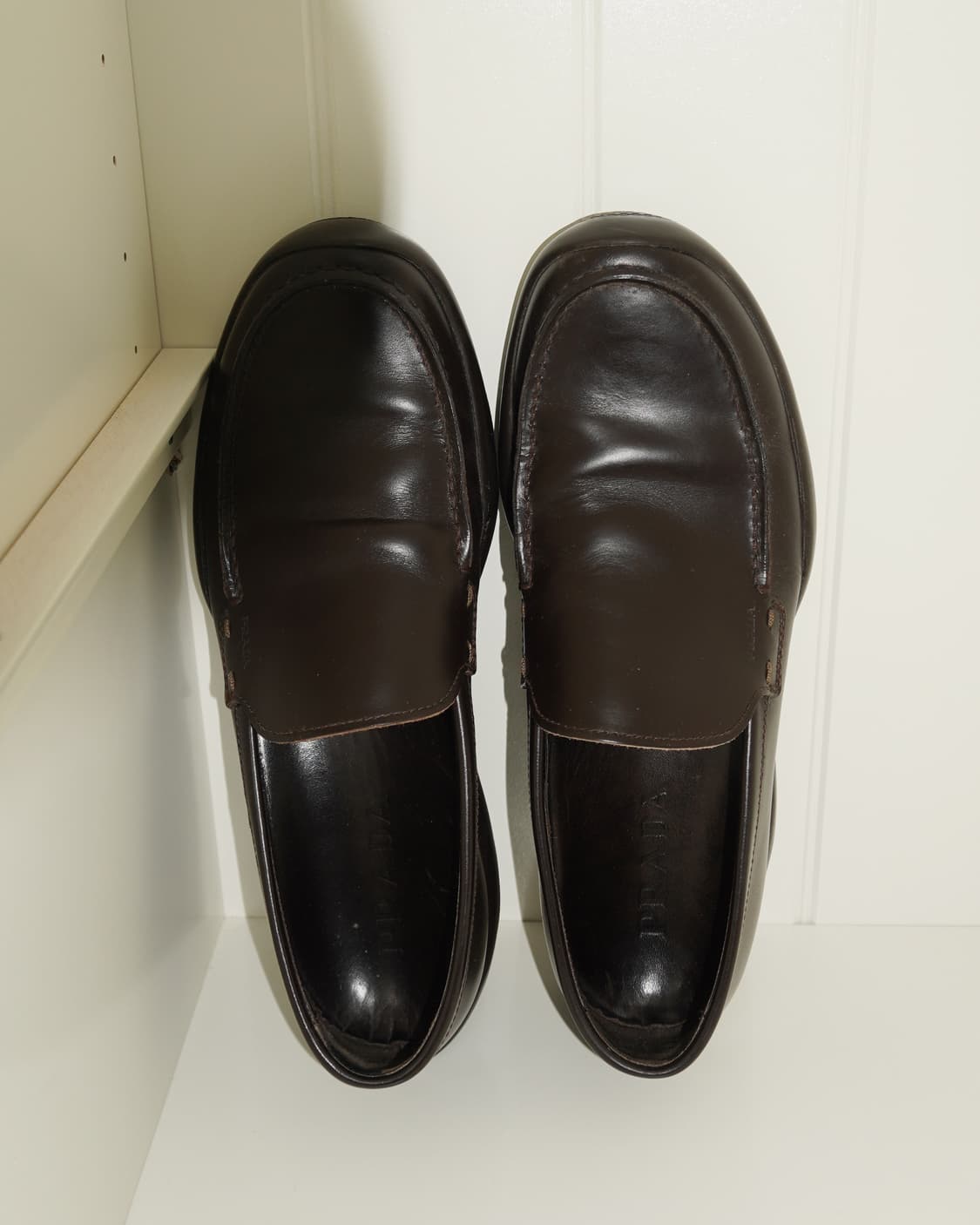 프라다 브라운 로퍼 상품이미지9