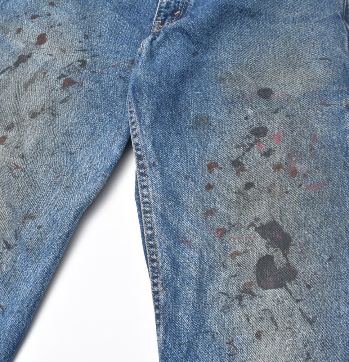 00S 빈티지 리바이스 517 청바지 더티페인팅 데님팬츠 N0032 상품이미지6