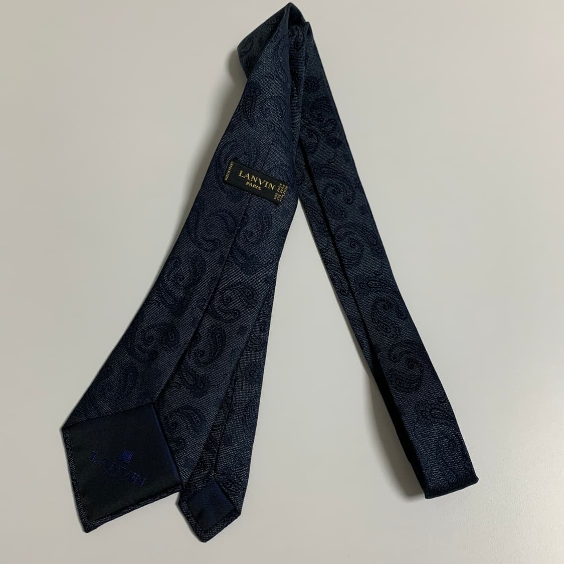 랑방(LANVIN) 페이즐리 클래식넥타이 명품 결혼식코디 A+ 등급 상품이미지8