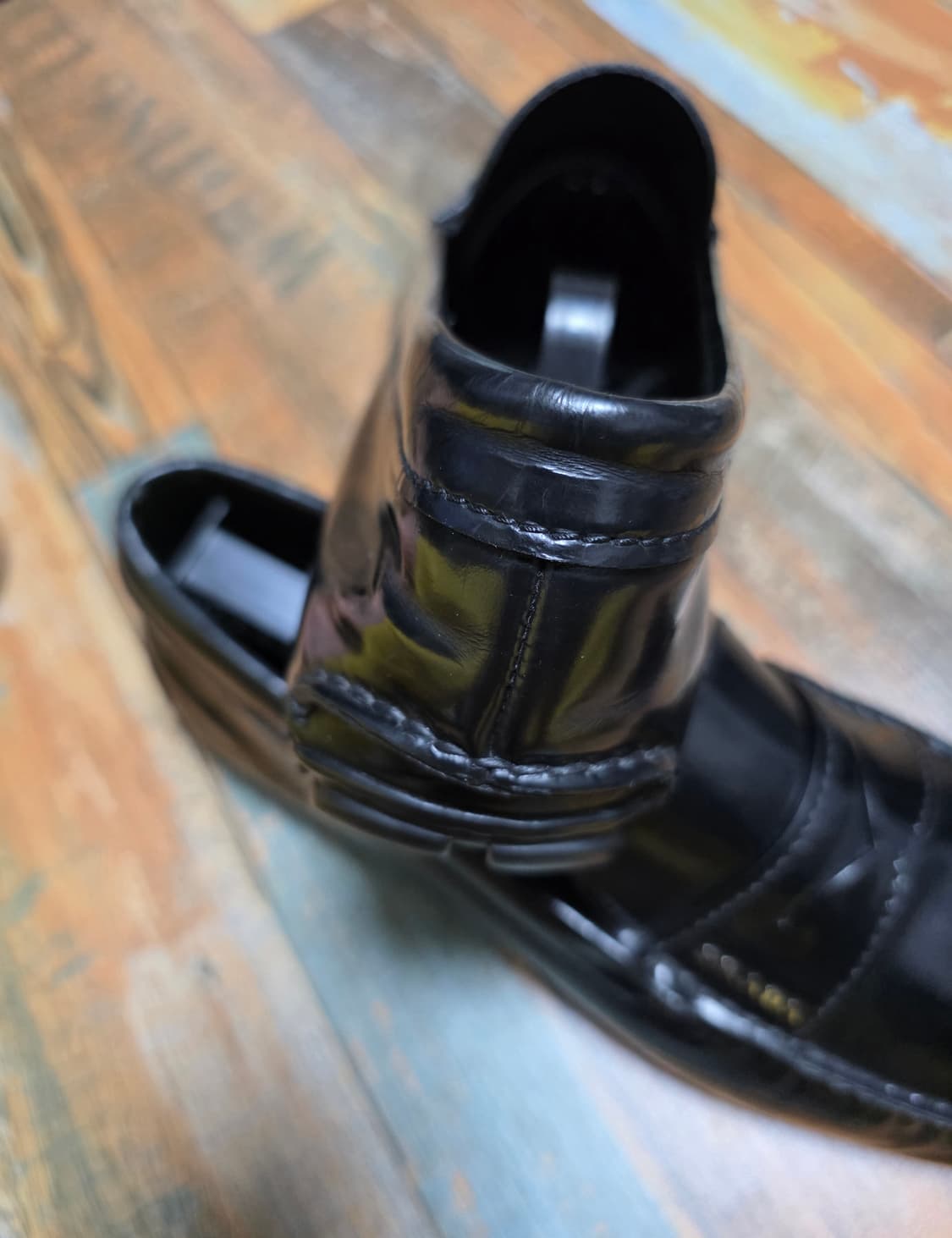 프라다 블랙 페니 로퍼  / 유광 / 8 (265~270) 상품이미지8