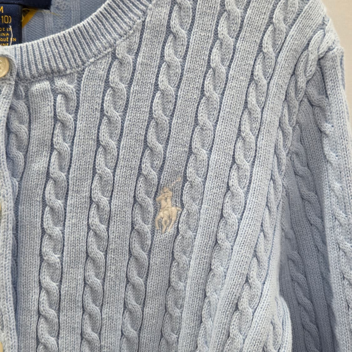 폴로랄프로렌 여아 케이블 니트 가디건 M/8/10 상품이미지2