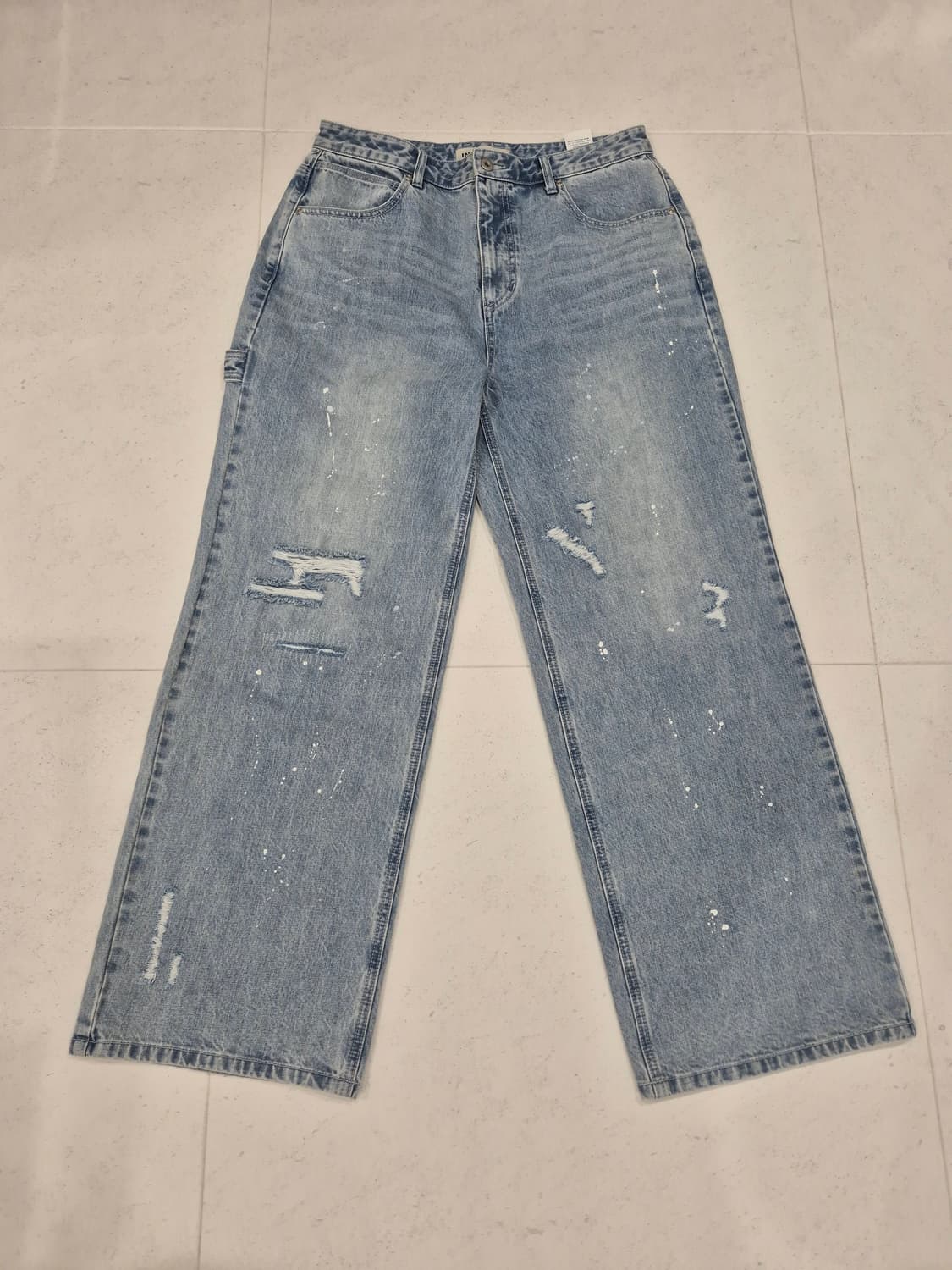 [인사일런스] 디스트로이드 페인티드 데님 L사이즈 상품이미지1