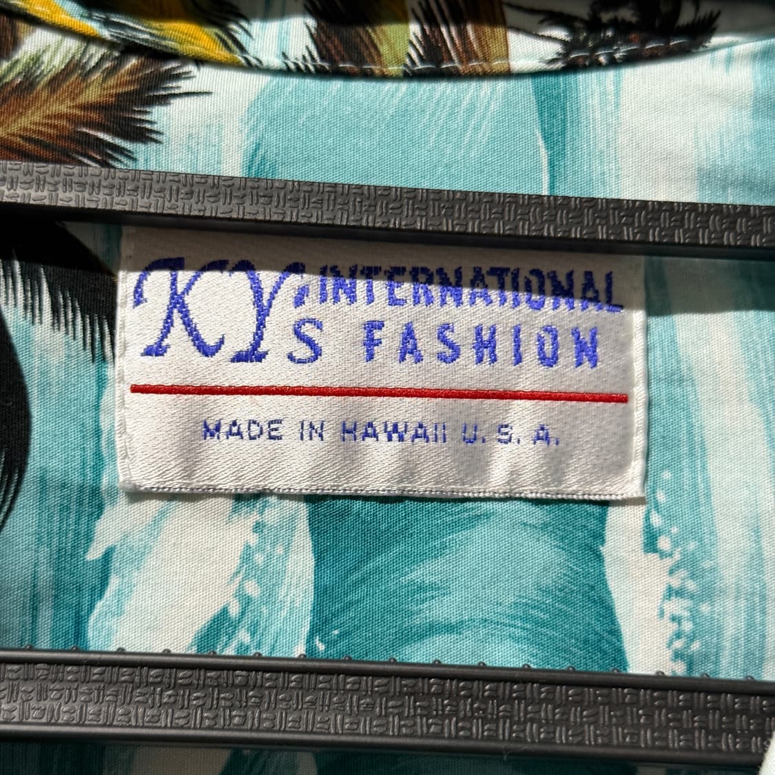VTG 빈티지 USA 야자수 풀 패턴 원포켓 코튼 하와이안 반팔 셔츠 상품이미지6