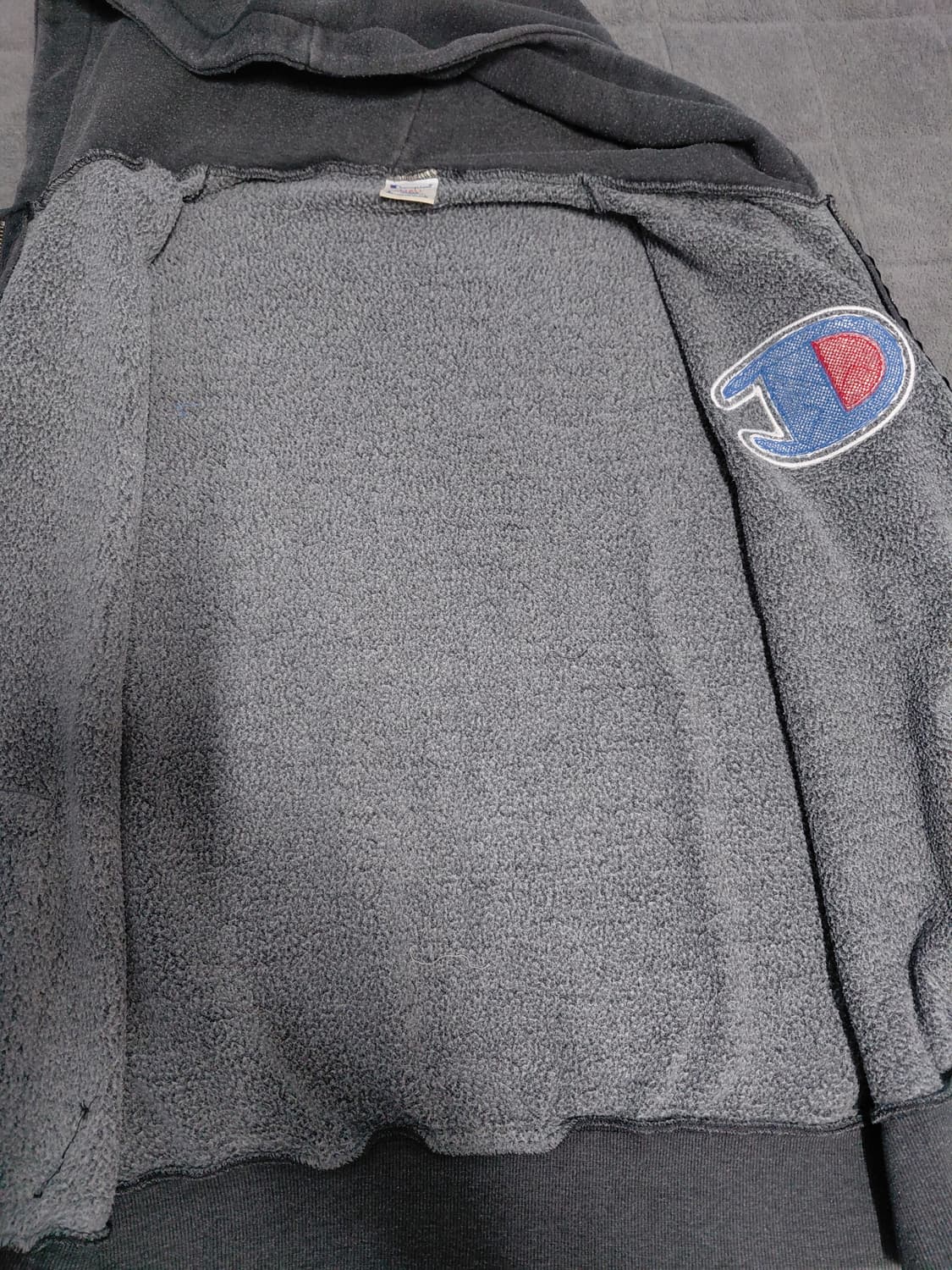 챔피온 리버스위브 빅 자수 로고 후드 집업 L 상품이미지5