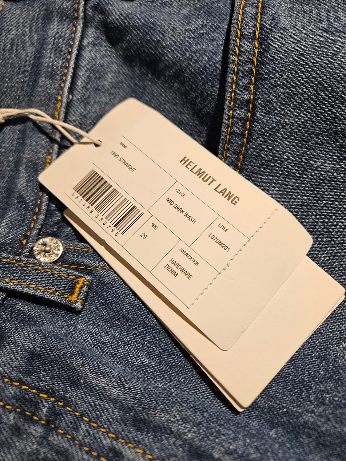 [29] HELMUTLANG 1999 straight jeans 상품이미지2