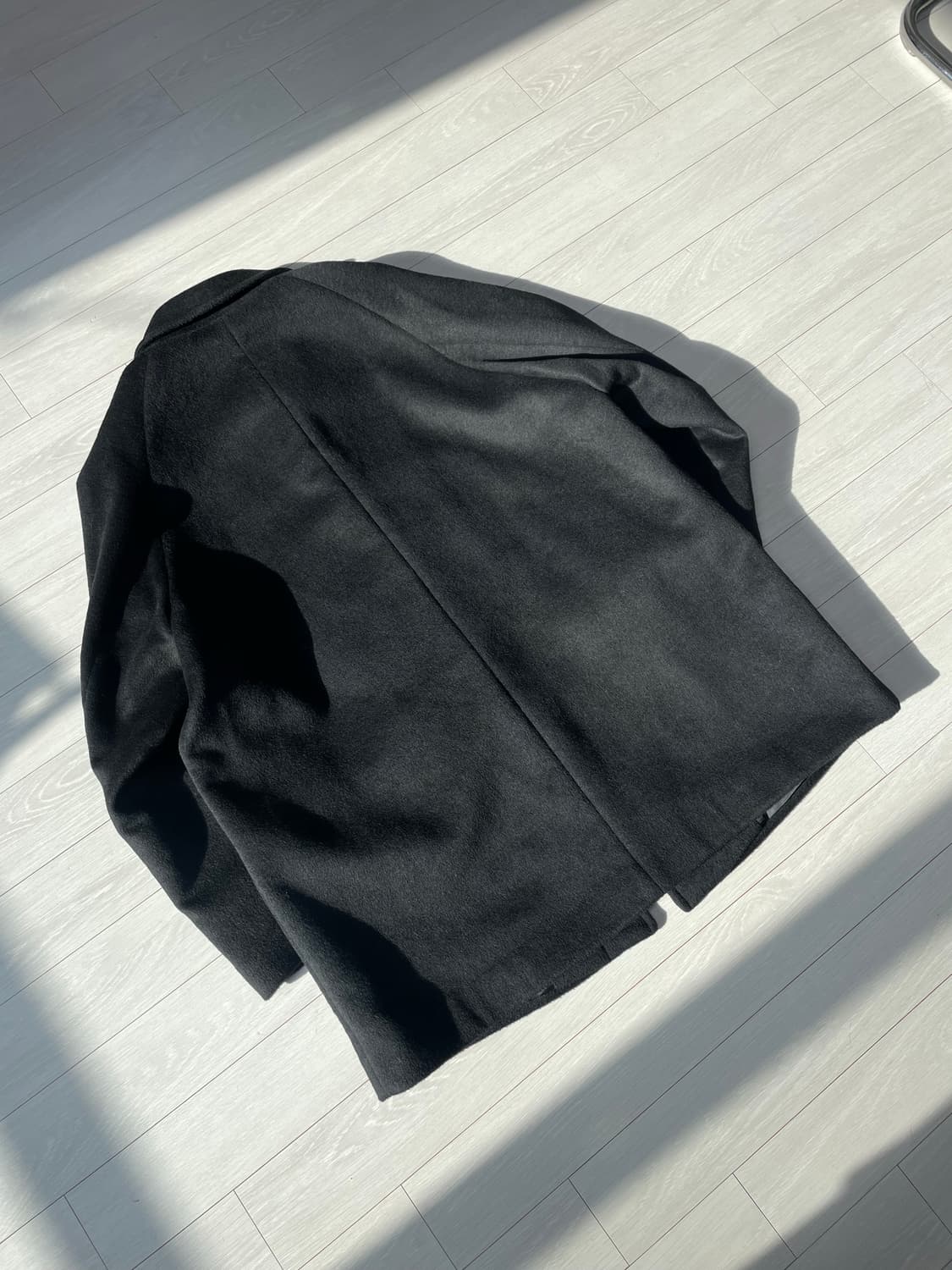 애드호크 세미오버 하프 발마칸 코트 상품이미지5