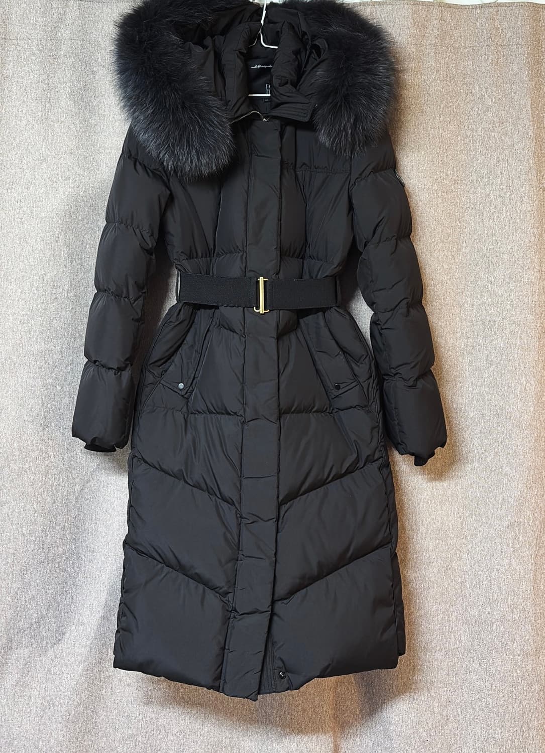 환승연애 성해은 착용 착샷있어요) 에고이스트 롱 패딩 벨티드  상품이미지1