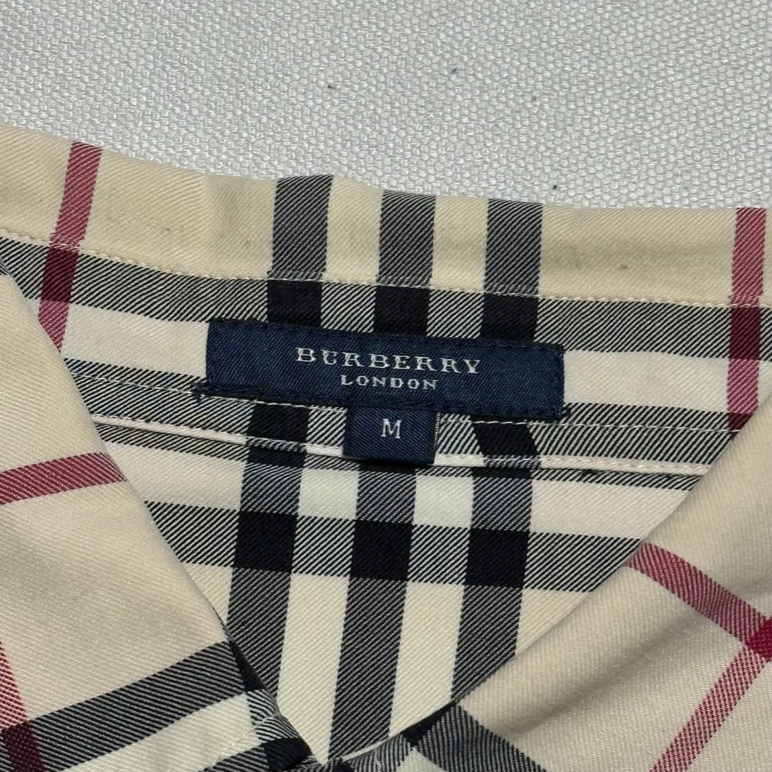 M 버버리 원포켓 노바체크 셔츠 상품이미지4
