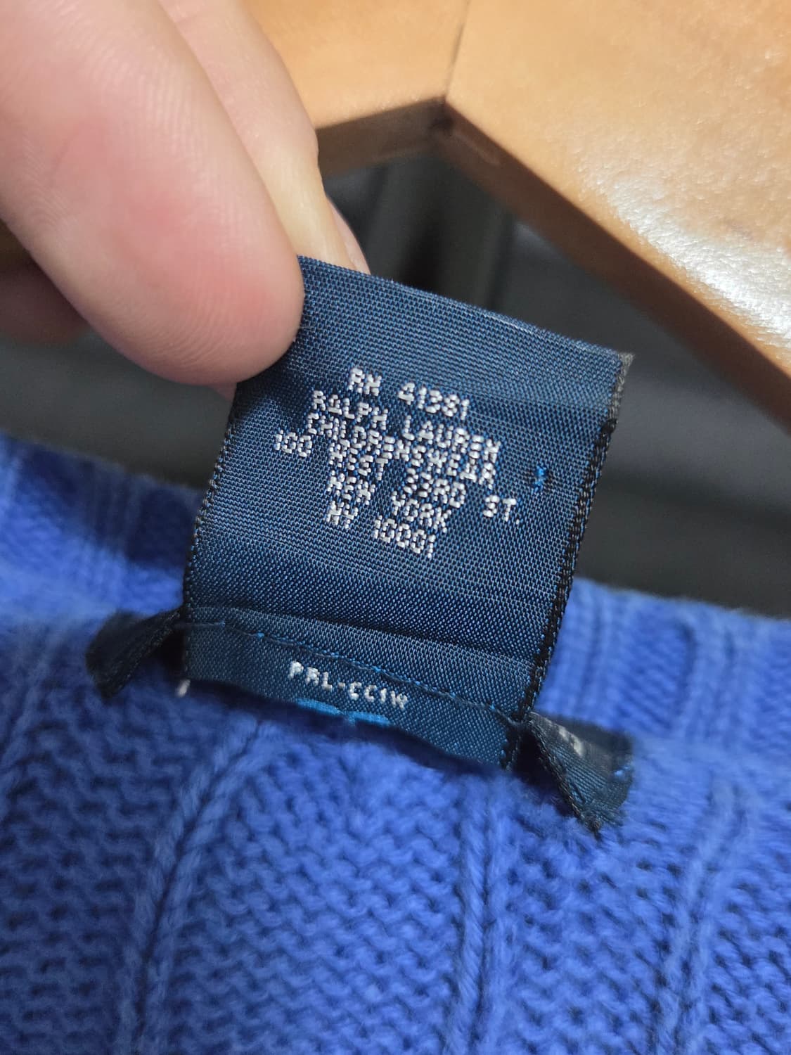 [폴로 랄프로렌] 케이블 코튼 니트 | 00132 상품이미지4