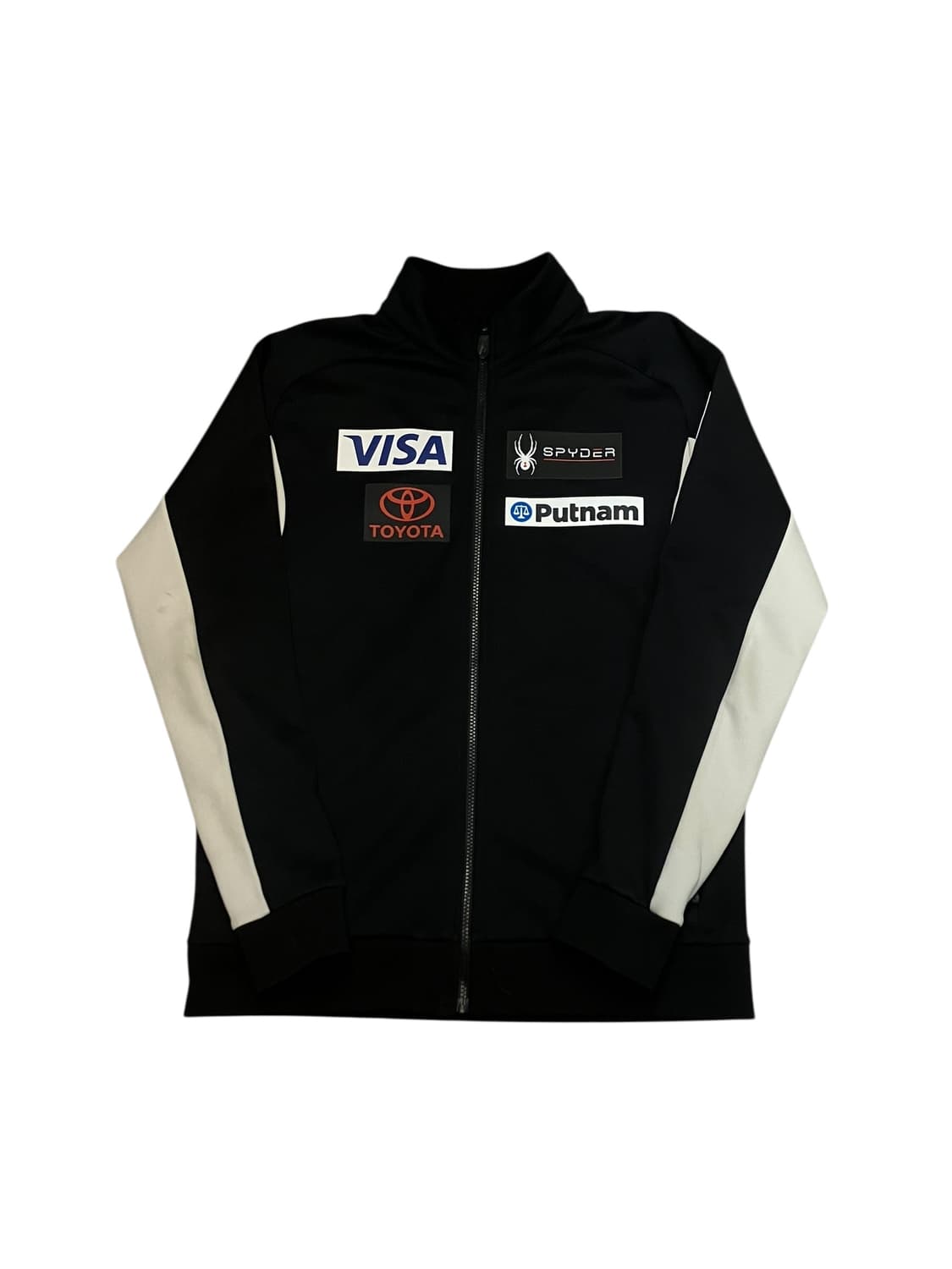 스파이더 US 스키팀 플리스 레플리카 트랙탑 집업 블랙 XL #csz25 상품이미지3