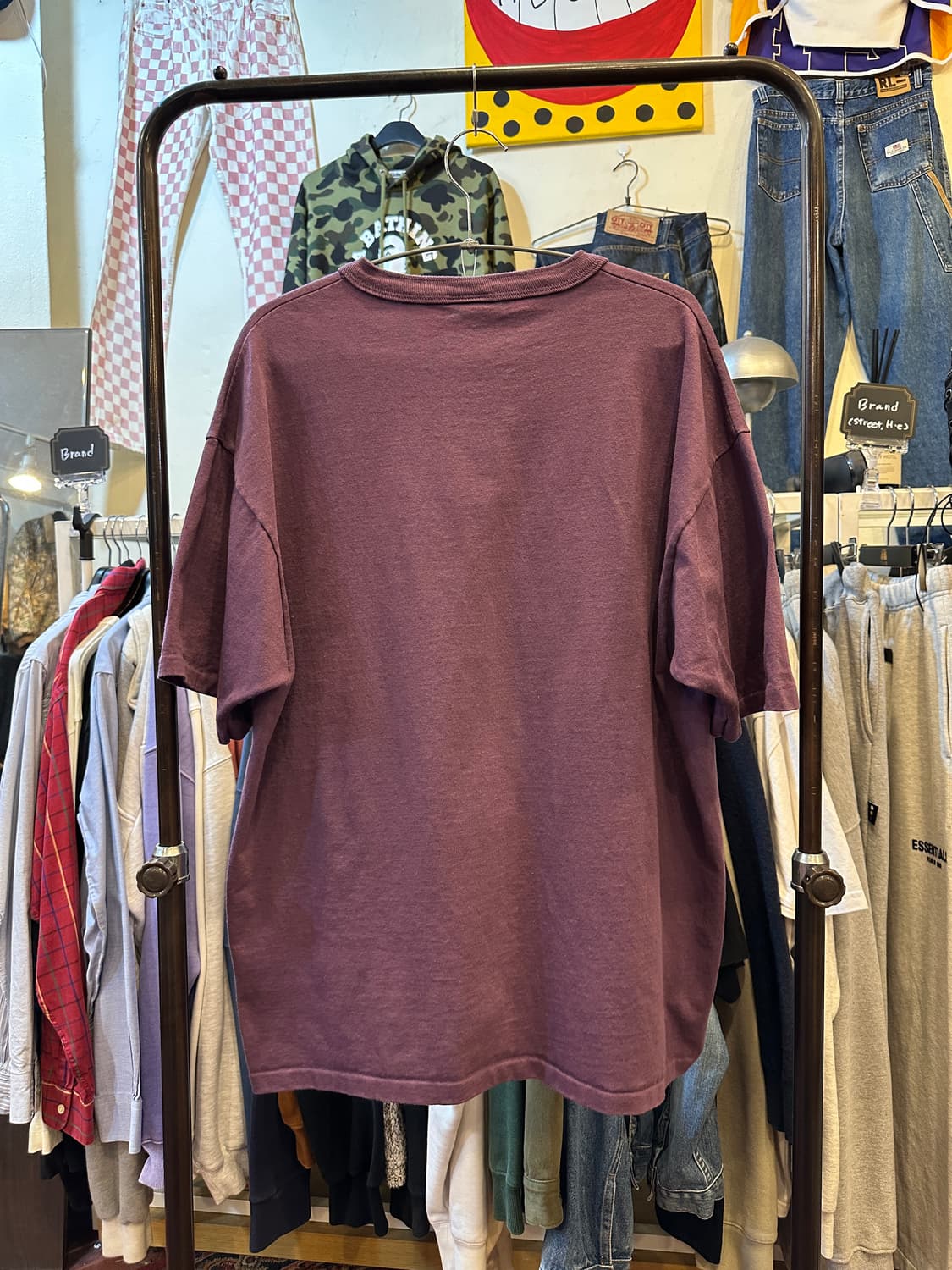 90s Made in USA Anvil 헨리넥 소프트볼 빈티지 반팔 XL 상품이미지7