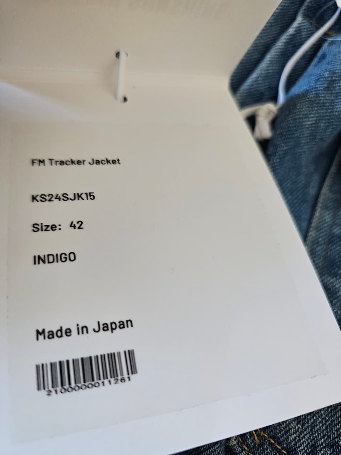 캡틴선샤인 24ss 데님 트러커 자켓 42사이즈 타입원 1세대 상품이미지6