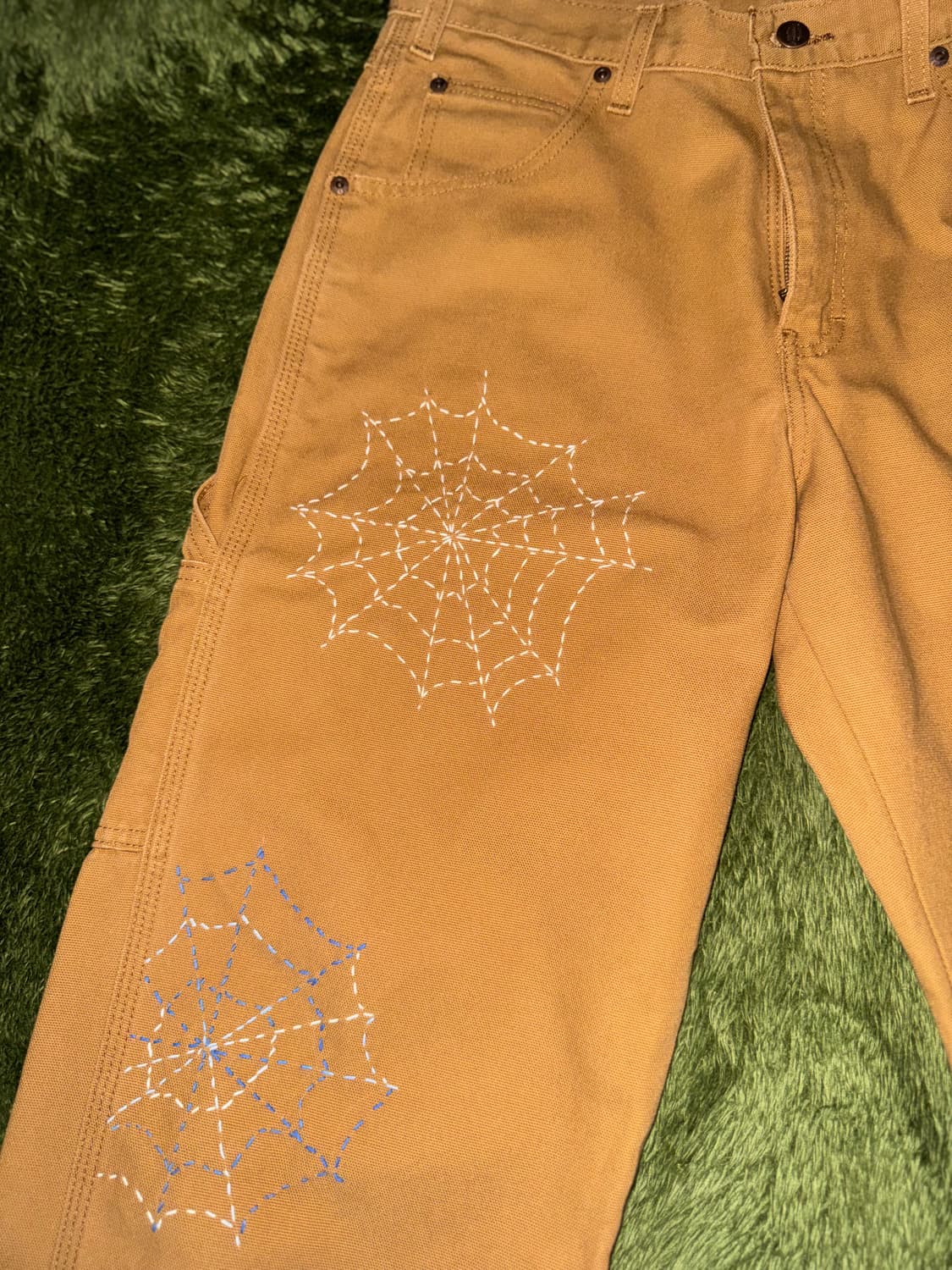 [32X30] 디키즈 스파이더 웹 재패니즈 사시코 커스텀 카펜터 팬츠 상품이미지4