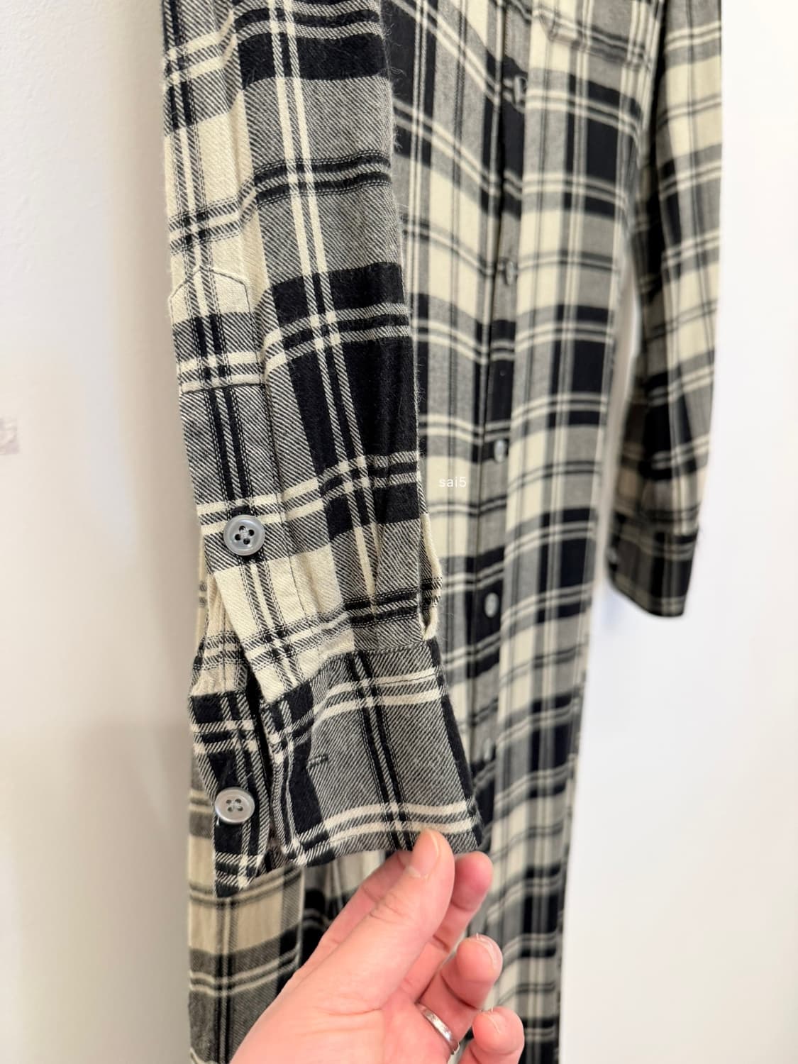 랄프로렌 체크 셔츠 롱원피스 상품이미지6