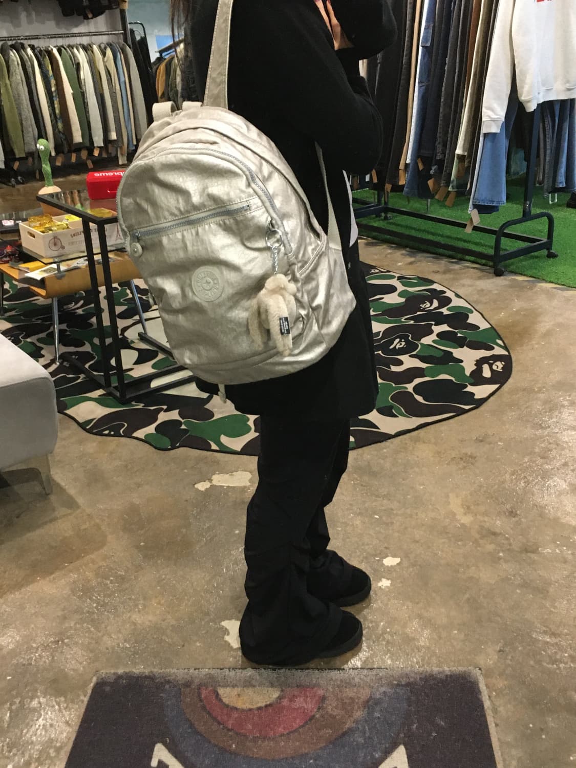 키플링 미니 백팩 실버 상품이미지3