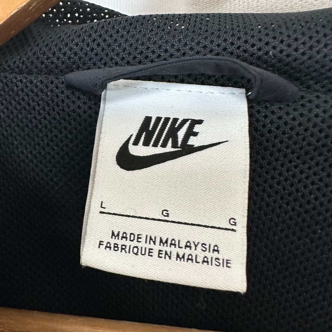 나이키 남자 나일론 후드 자켓 검정 L 100 상품이미지9