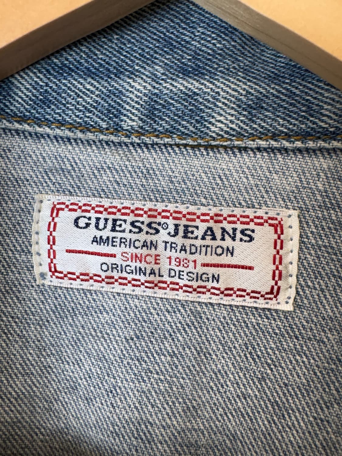 GUESS Wind and sea 빈티지 데님 자켓 상품이미지9