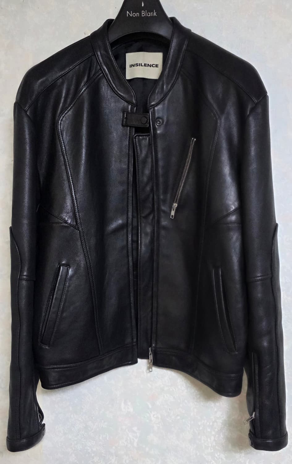 인사일런스 램스킨 바이커자켓 L 상품이미지2