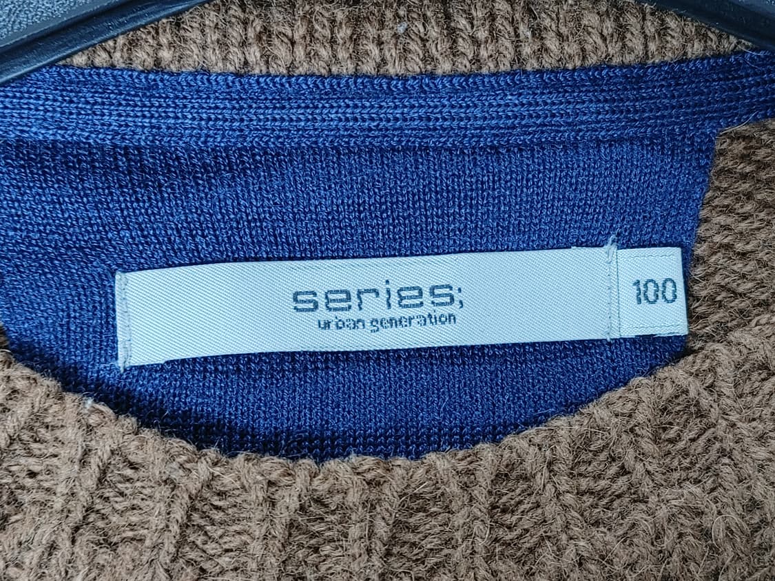 series 시리즈 남성 단가라 긴팔니트티 상품이미지4