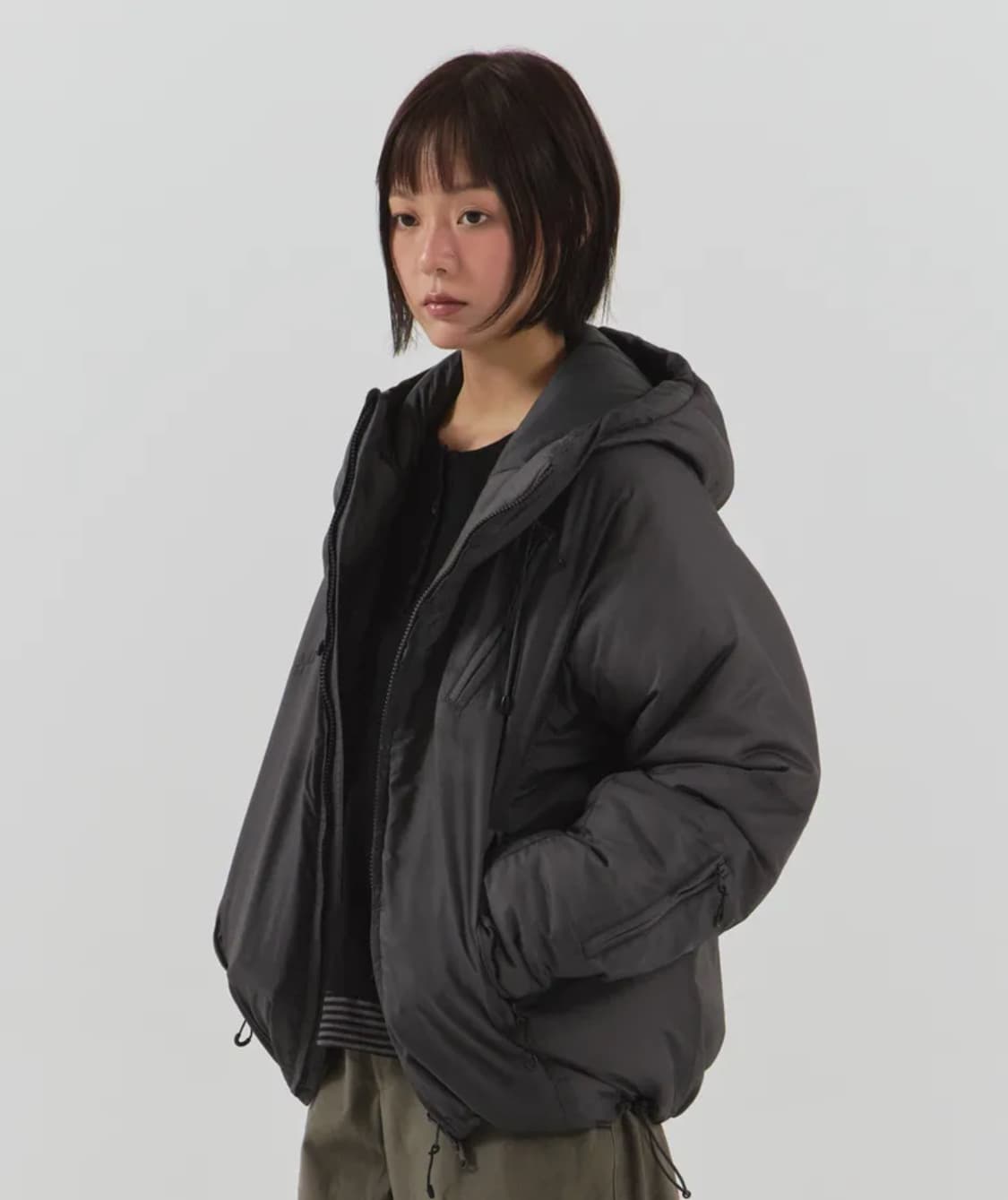 패러킷 신슐레이트 패디드 점퍼 차콜 S 상품이미지2