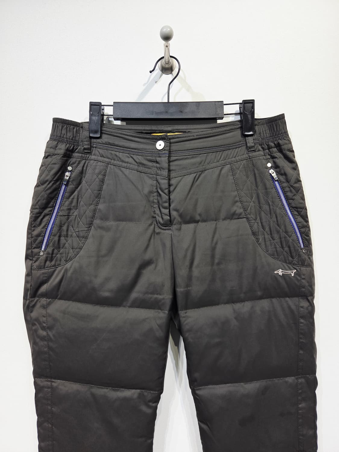 루이까스텔 오리털 패딩 팬츠 카키 상품이미지3