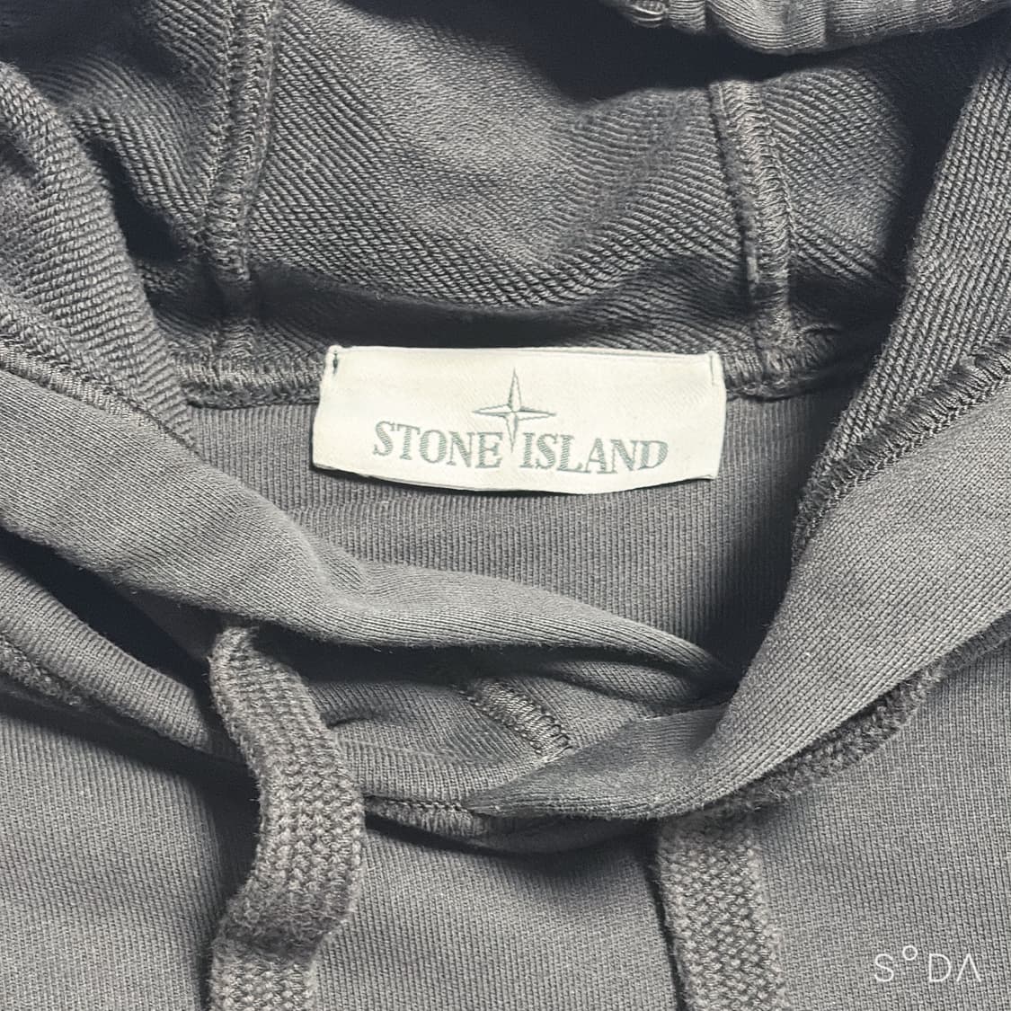 스톤아일랜드 블랙 후드티 S 상품이미지4