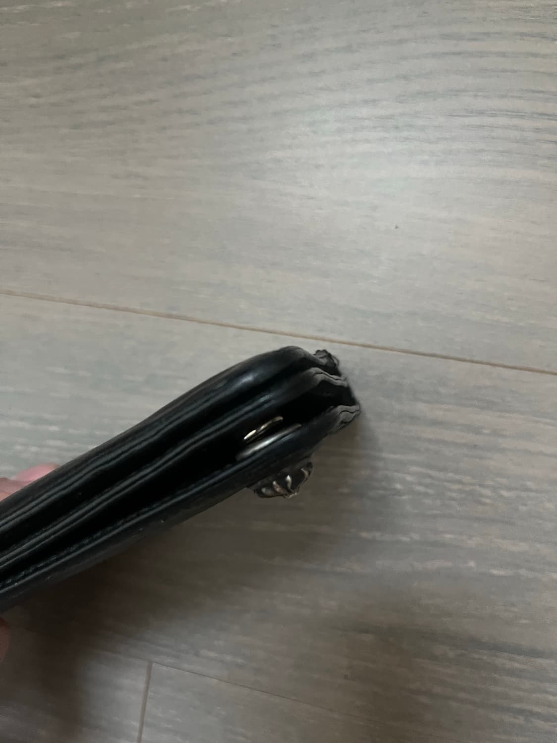 크롬하츠 크로스버튼 크로스패치 레더지갑  상품이미지6