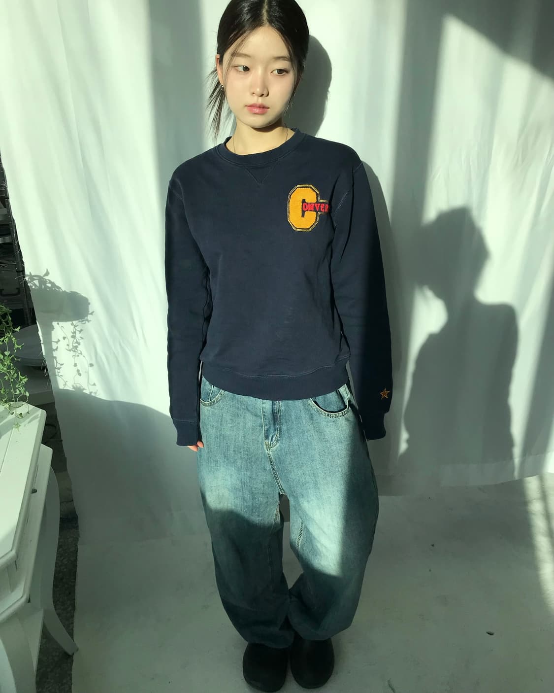 컨버스 네이비 맨투맨  상품이미지4