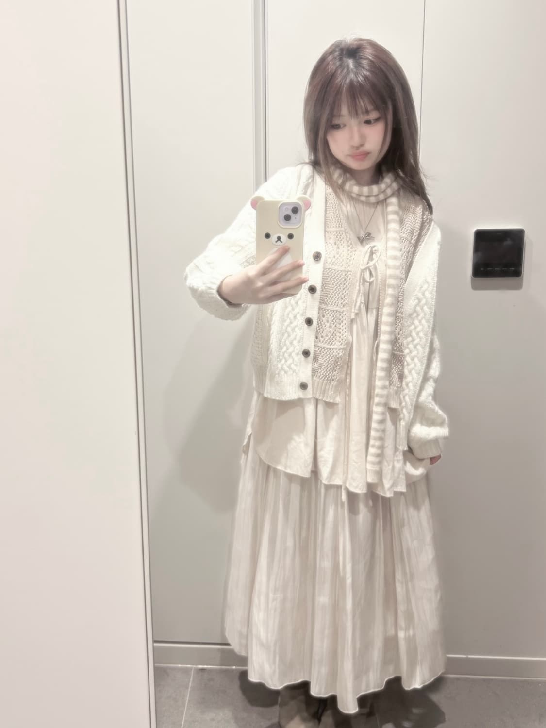 빈티지 살구꽃 데일리 모리 코디 세트 어스뮤직 하구미 모리걸 상품이미지1