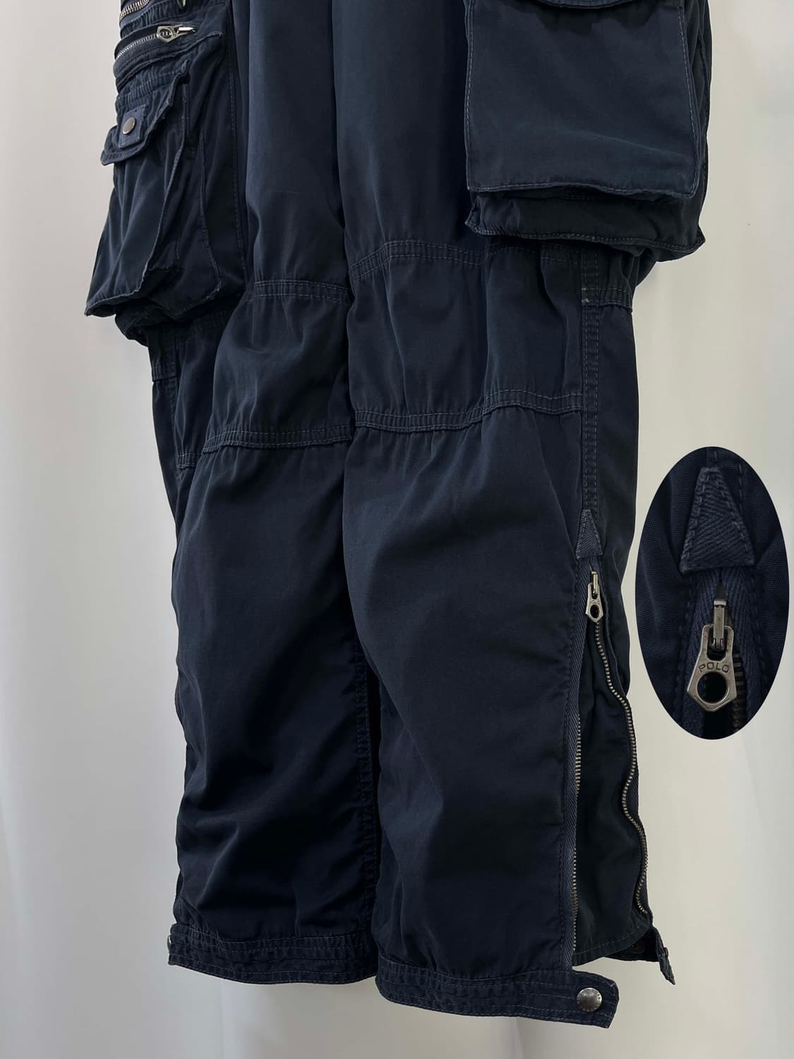 90's 폴로 랄프로렌 파라트루퍼 유틸리티 네이비 카고 팬츠 상품이미지7