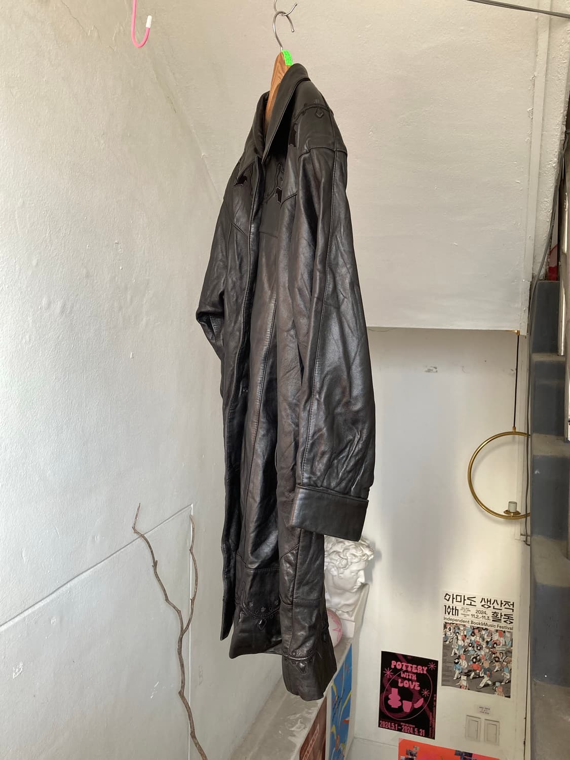 양가죽 웨스턴 롱 코트 상품이미지4