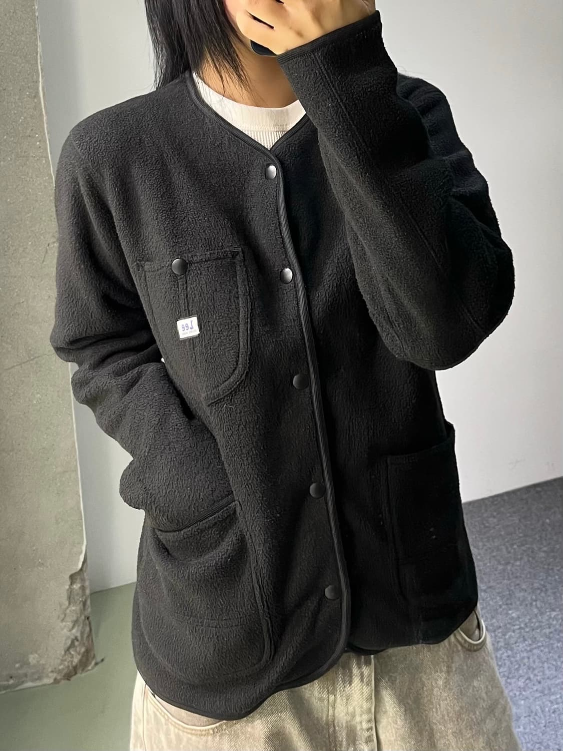 리 플리스 가디건 상품이미지1