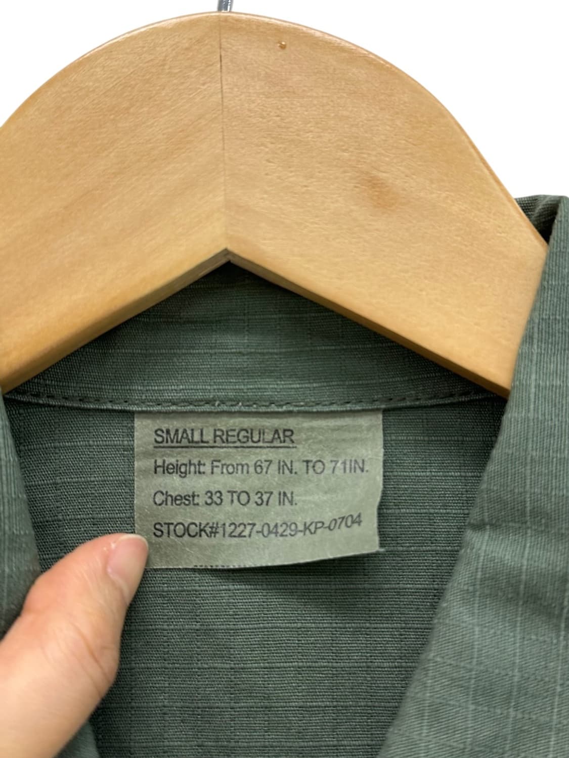 로스코 립스탑 퍼티그 자켓 (S~M) 상품이미지7