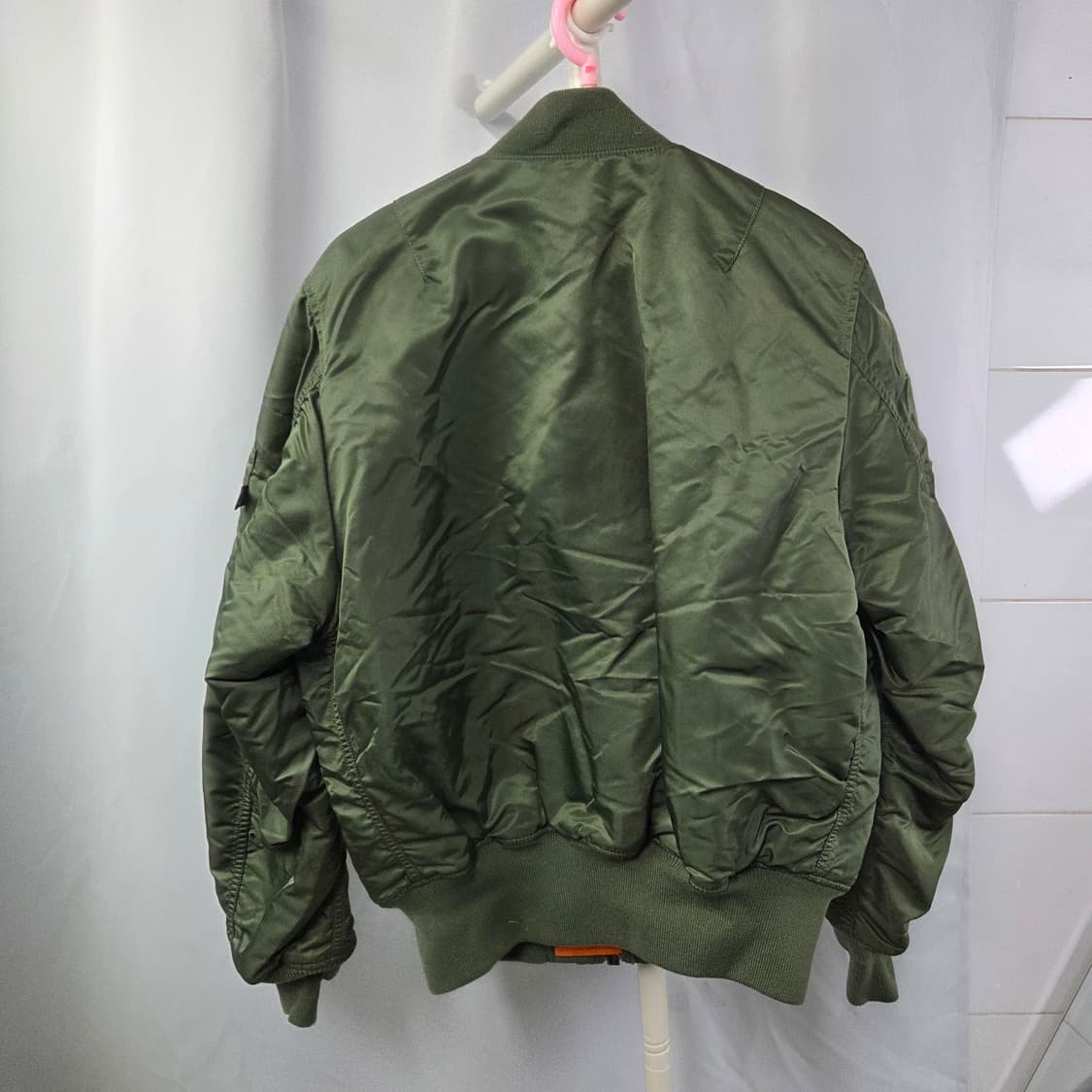 가슴둘레 118 / 알파인더스트리 A급 MA-1 항공점퍼 리버시블 양면 상품이미지7