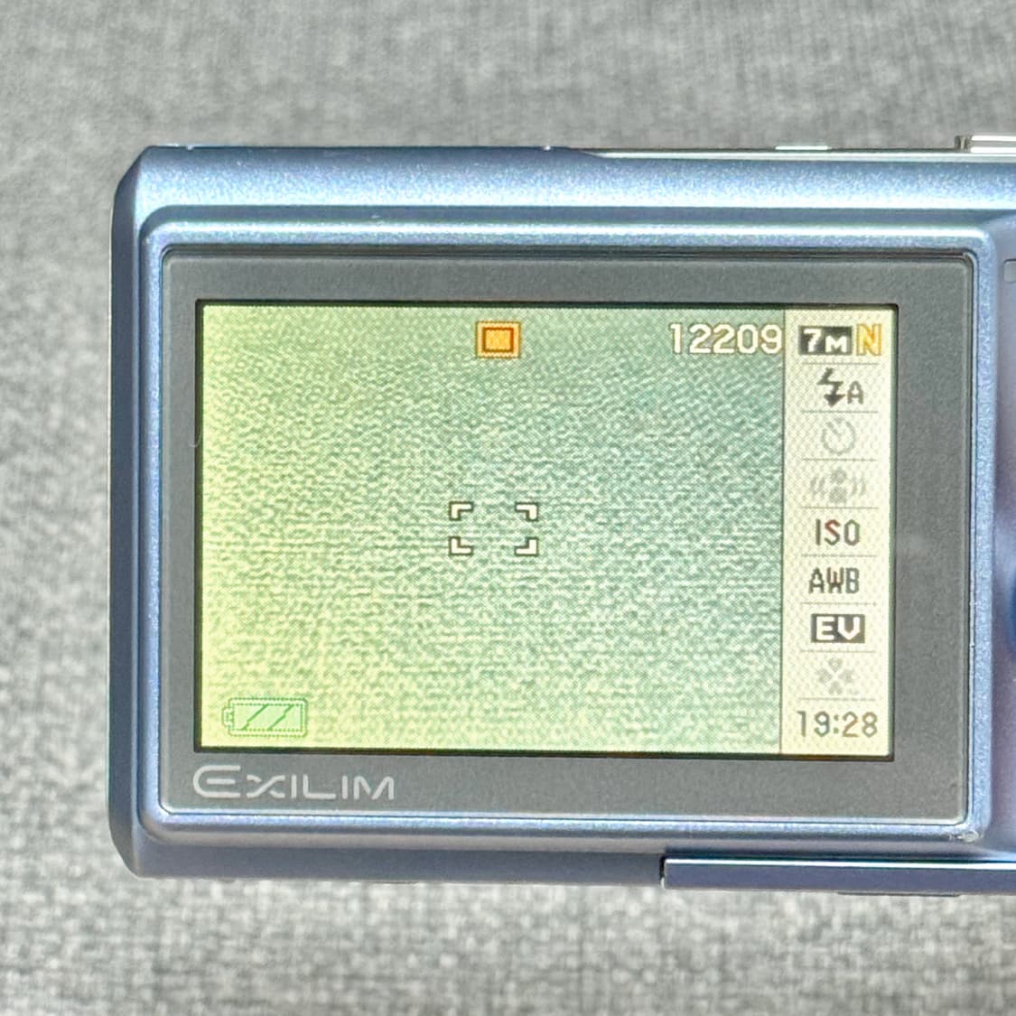 카시오 엑실림 EX-Z75 라이트블루 빈티지디카 상품이미지7