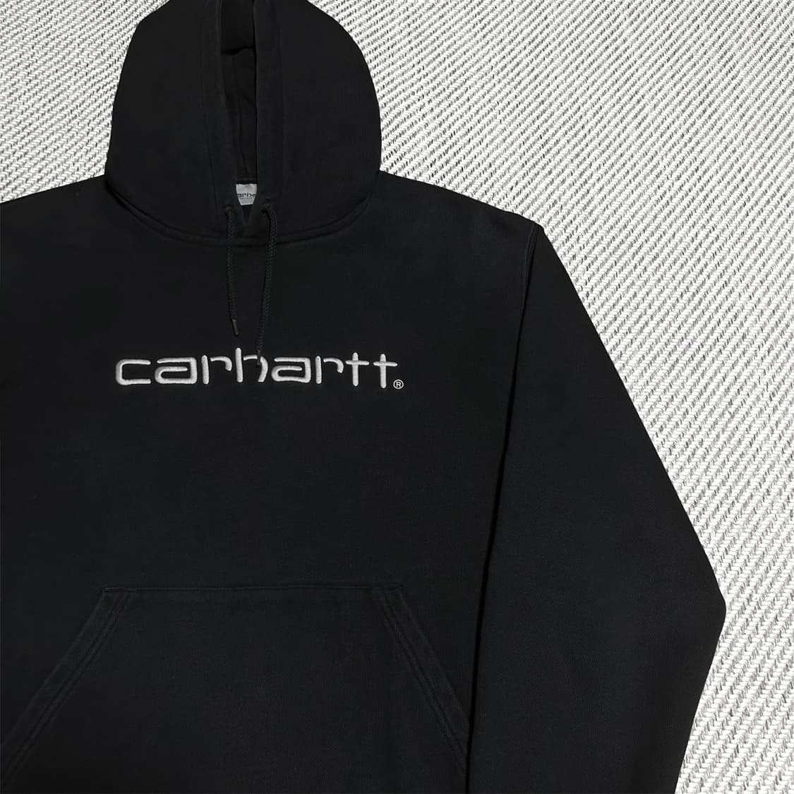 [L] Carhartt 칼하트 WIP 블랙 후드티 상품이미지2
