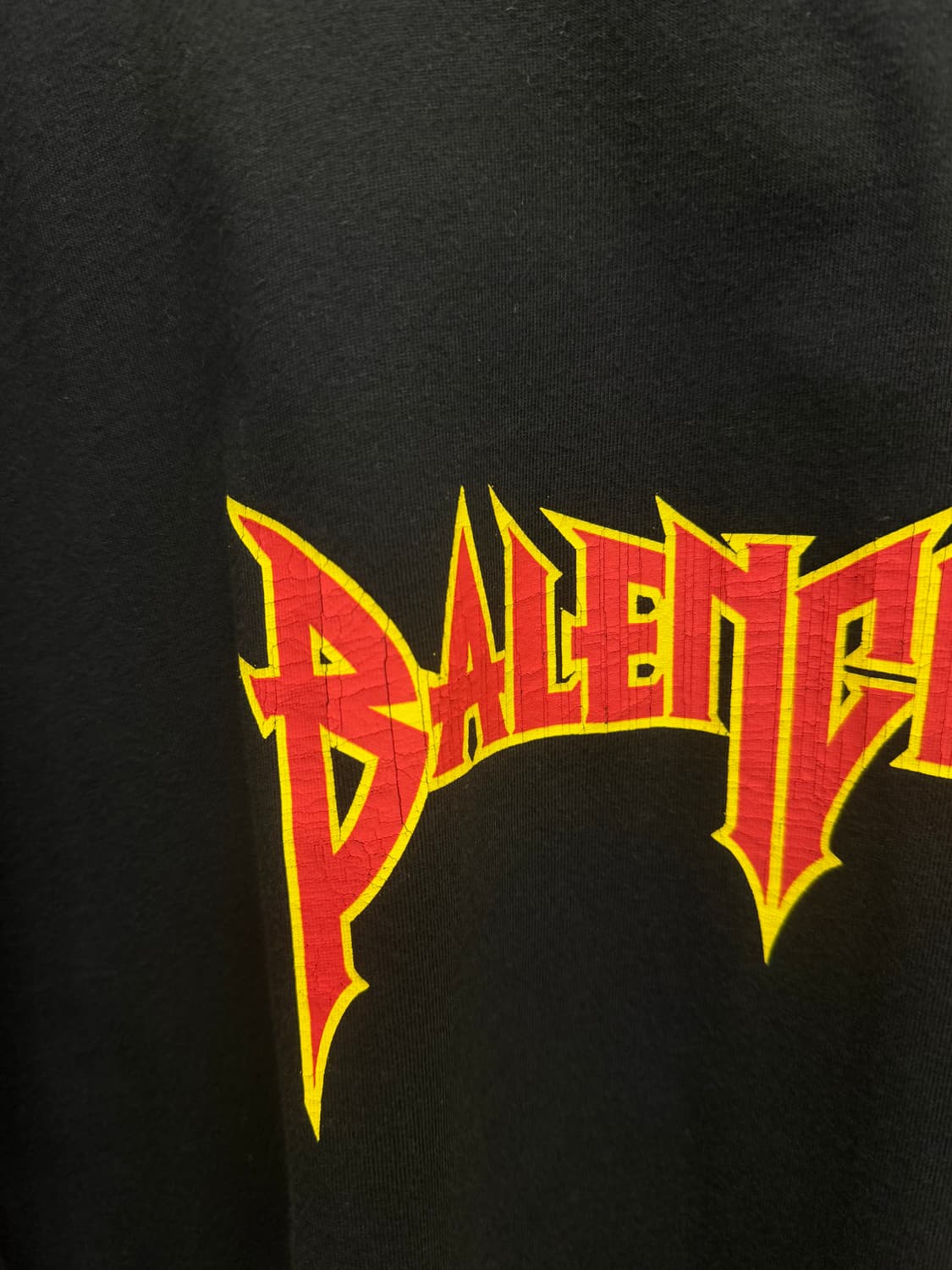 발렌시아가 그래픽 로고 빈티지 반팔티 (110)  상품이미지7