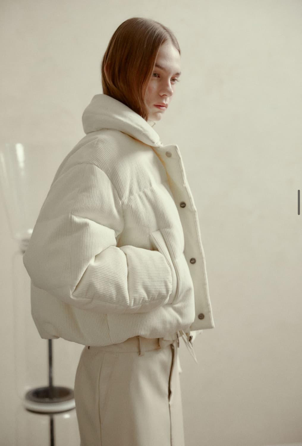 LE MUSEE 뮤제 코듀로이 구스다운 패딩 자켓 상품이미지2