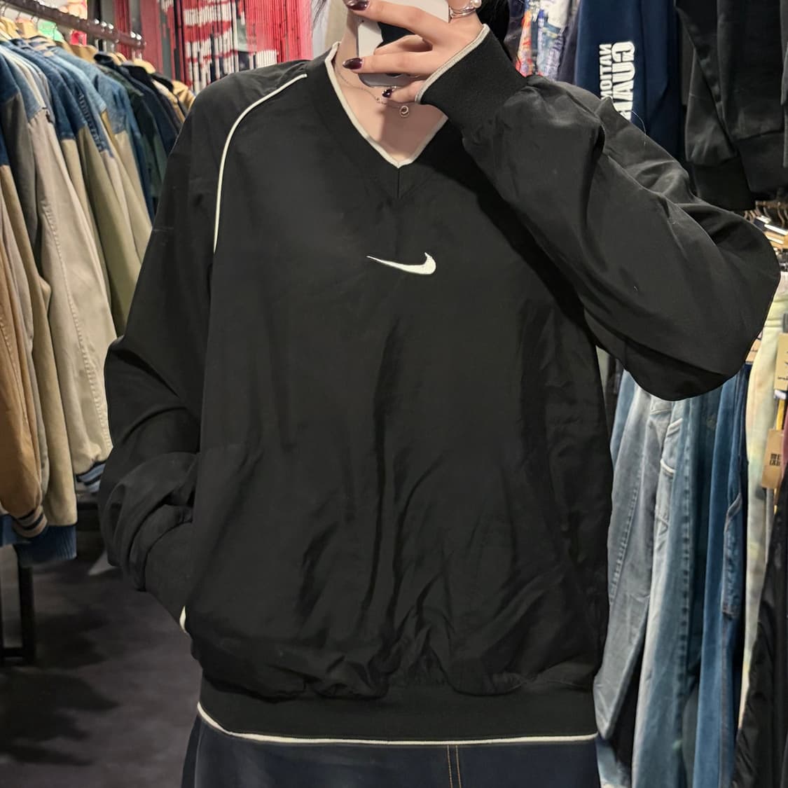 [IM] Nike 나이키 스우시 웜업 블랙 상품이미지2